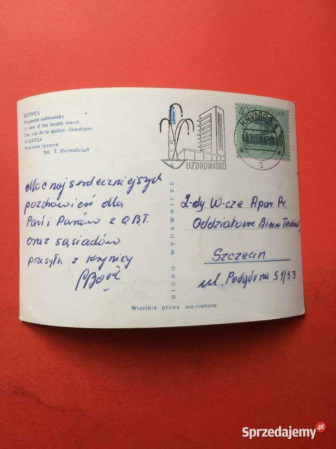 2442 Widokówka Krynica zachodniopomorskie