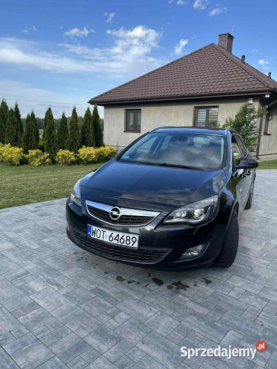 Opel astra j czarny Wiązowna