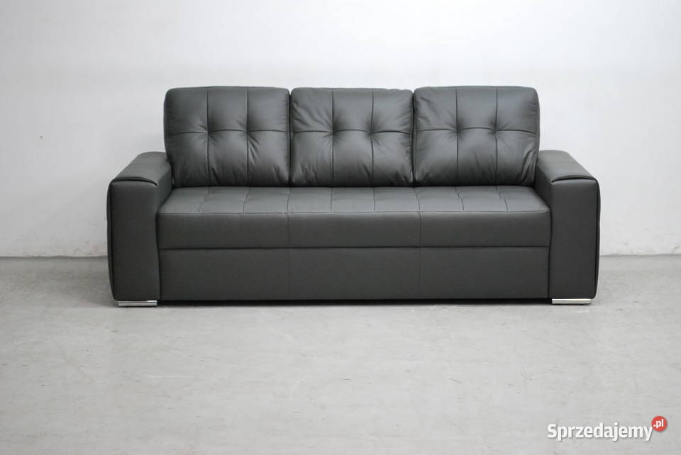 3 osobowa sofa kanapa SKÓRA naturalna 9117 214cm Poznań