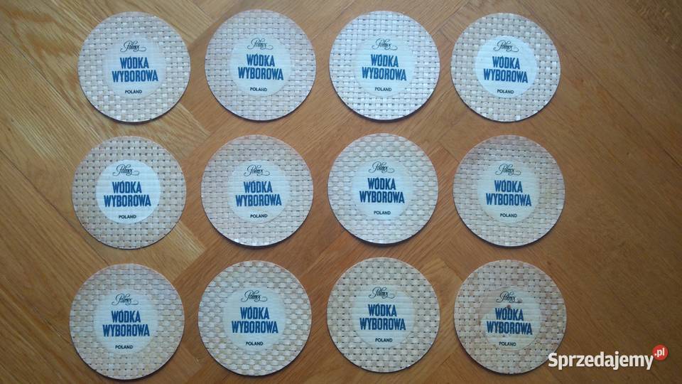 Podkładki podstawki WÓDKA WYBOROWA Polmos ROSE Chorzów