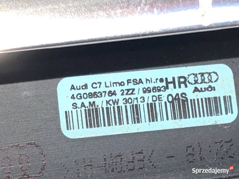 LISTWA ZGARNIAJĄCA TYŁ PRAWY AUDI A6 C7 podkarpackie