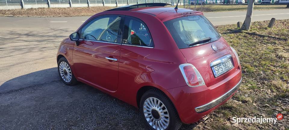 Fiat 500 12benzpanorama dach klimatyzacja śląskie Pszczyna sprzedam