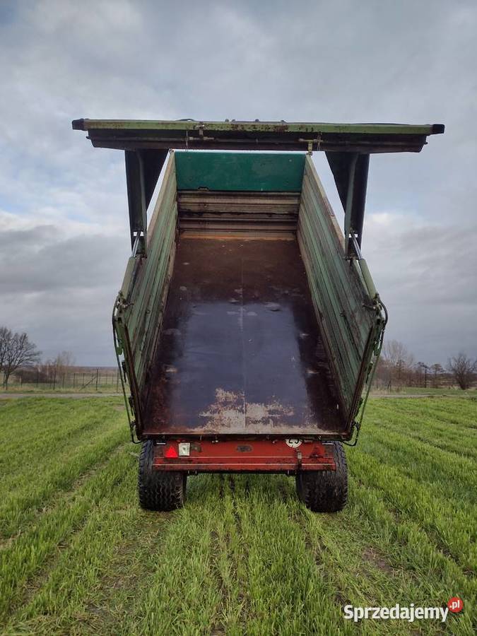 Przyczepa wywrotka 3 stronna Brantner 12ton nieuszkodzony Sieradz sprzedam