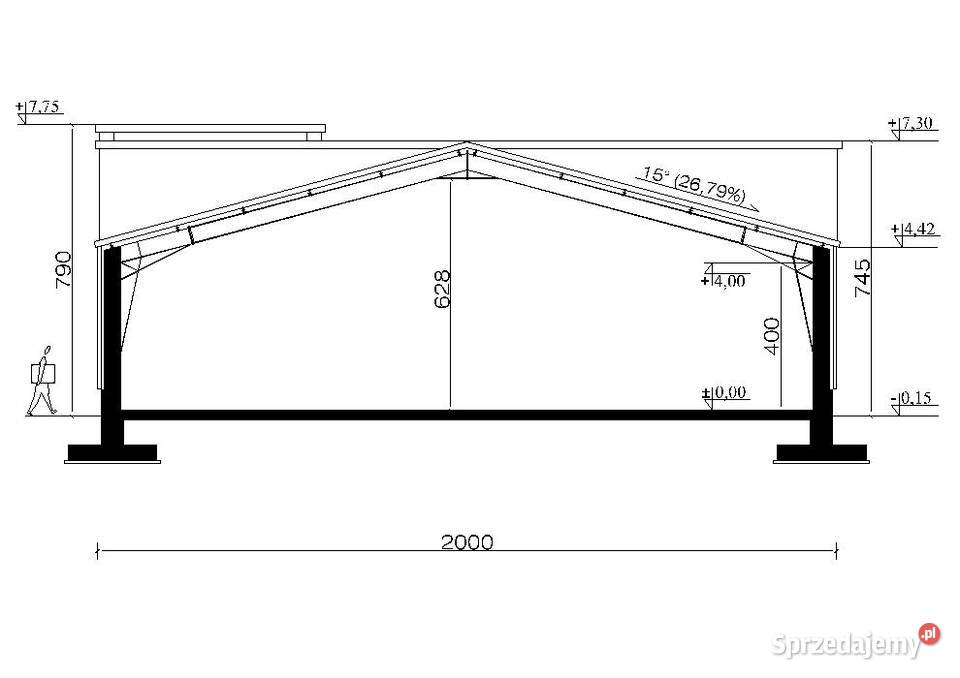 Projekt Hali z biurem HF 2030 małopolskie