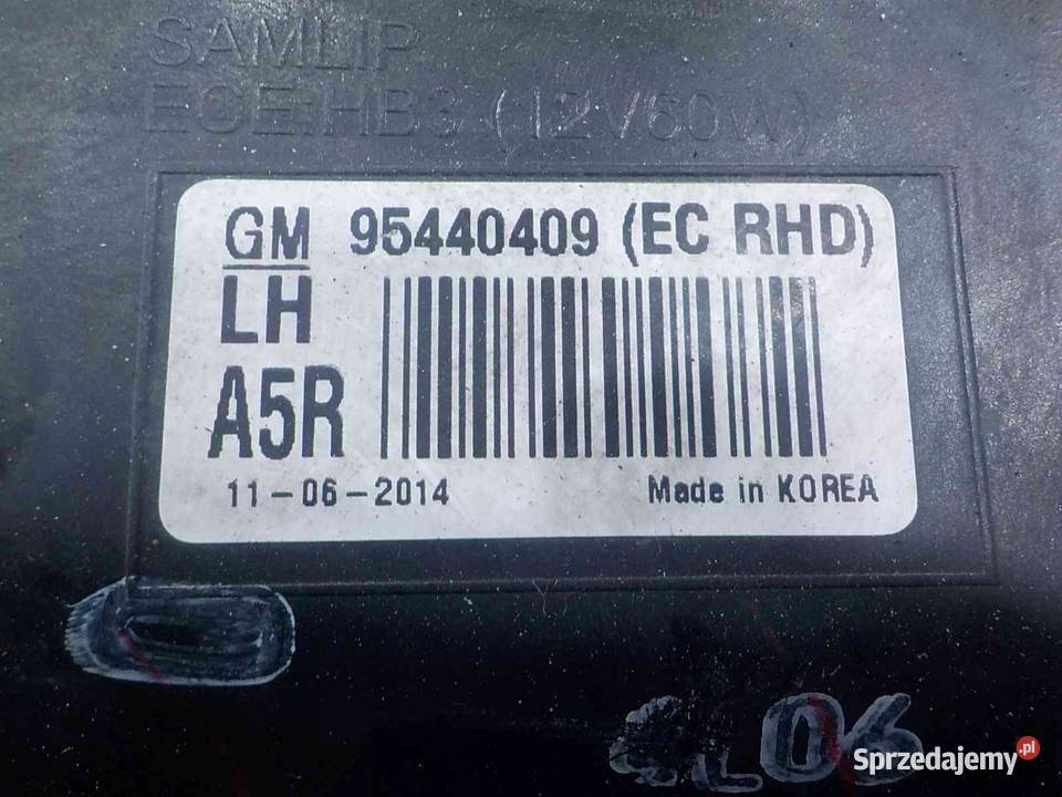 OPEL MOKKA I 16 B 15r lampa lewa przod 95440409