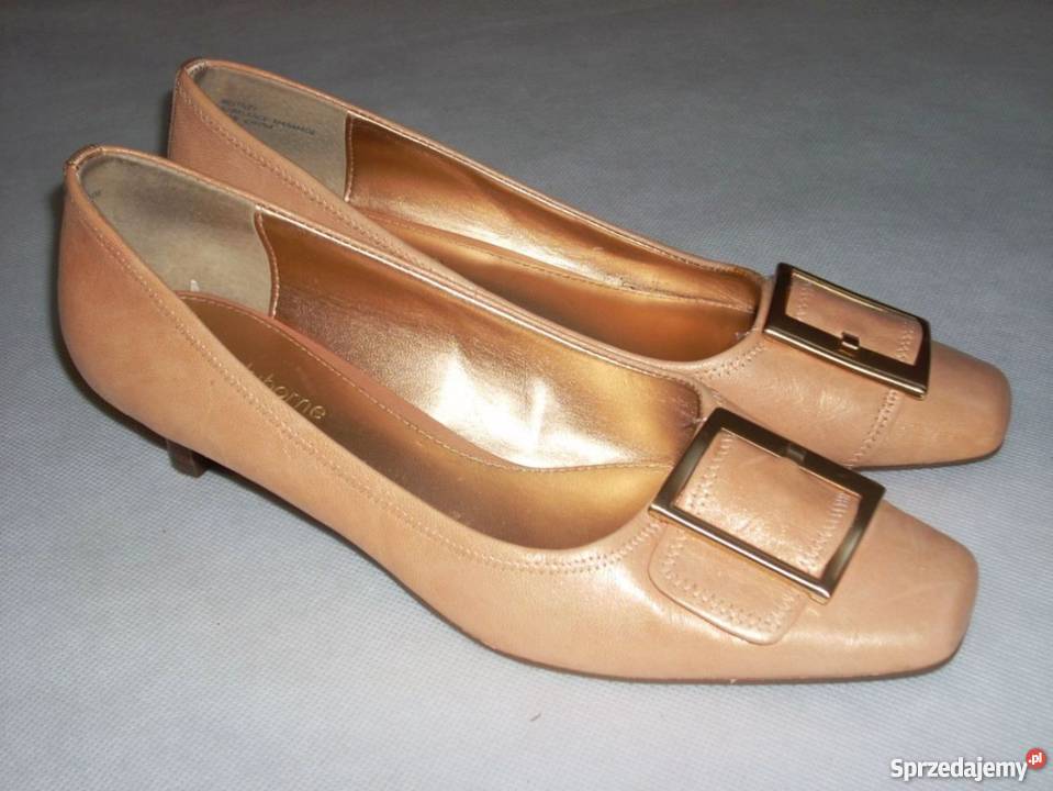 LIZ CLAIBORNE skórzane pastelowe NOWE 39 8M 395 Rozmiar 39 Nowy Sącz