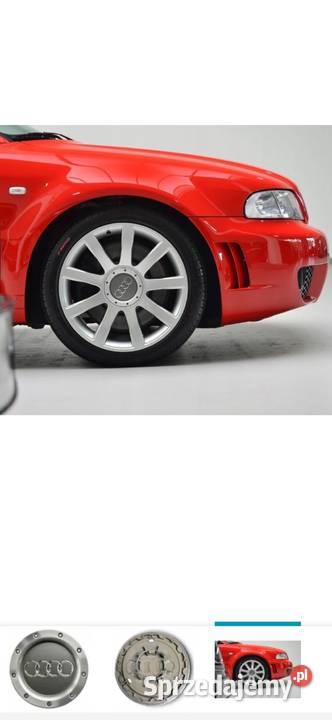 Dekielki Audi A4 wersja SLine 2 sztuki nowe Dekielki Szczecin sprzedam