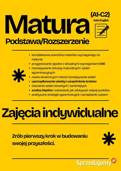 Korepetycje Angielski 5 lat doświadczenia Online