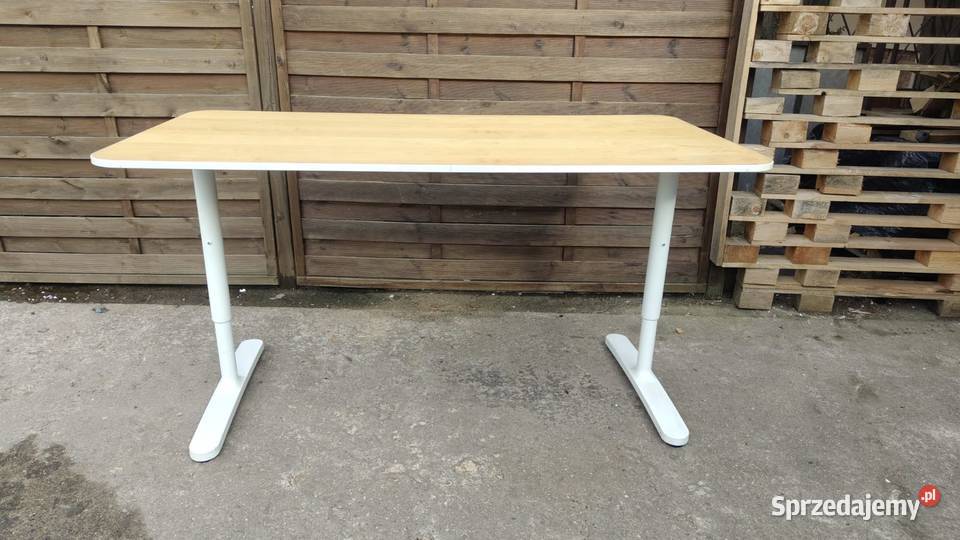 Biurko IKEA Bekant 160x80 Dostępne 3 sztuki Biurka Warszawa