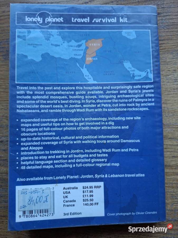 Jordan Syria lonely planet travel survival kit Kraków