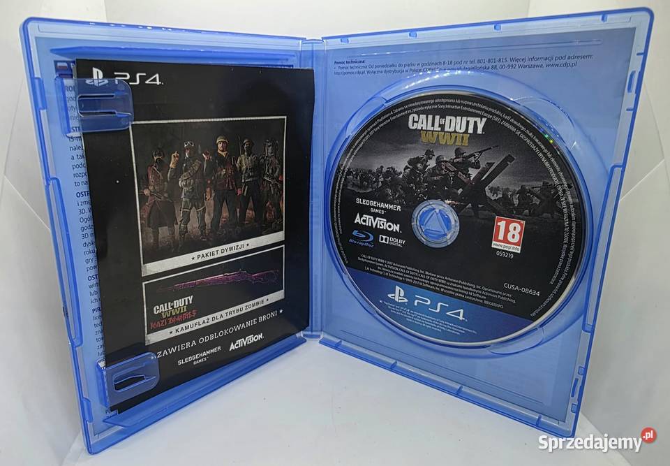 Gra Call of Duty WWII 4 Gry na konsole warmińsko-mazurskie Elbląg