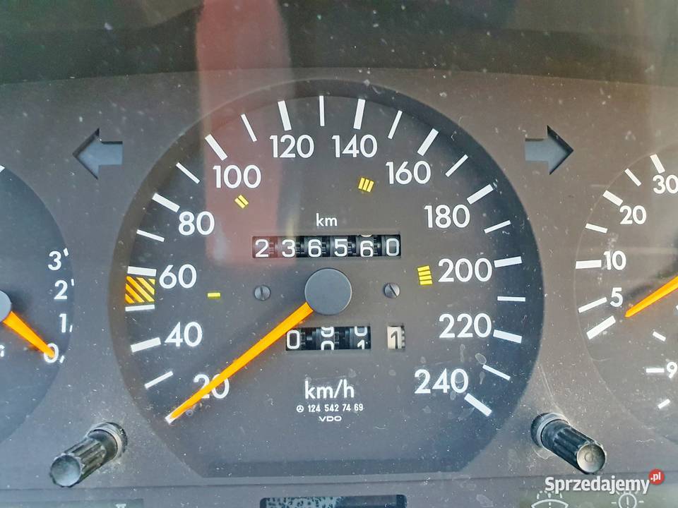 MERCEDES W124 20 B 94 rp OM 111 LICZNIK ZEGAR Rok produkcji 1994 Radom