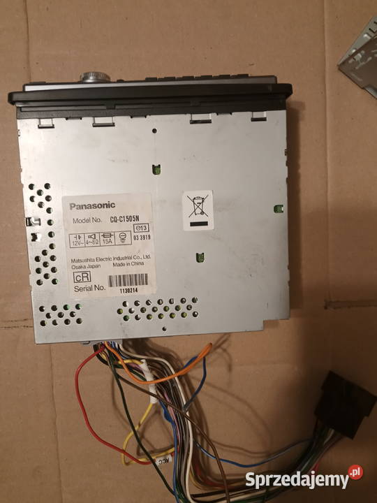 Radioodtwarzacz PANASONIC CQC1505N wielkopolskie Poznań sprzedam