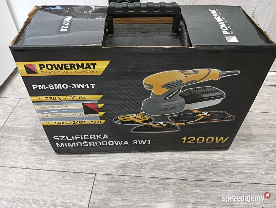 Szlifierka mimośrodowa sieciowe Powermat 1200 W Wałbrzych