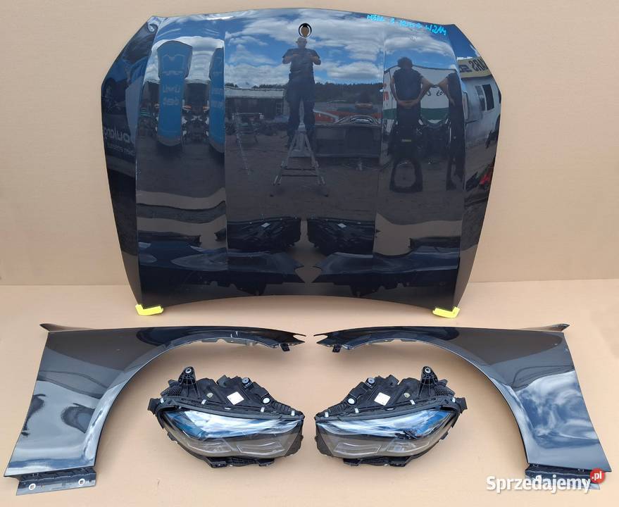 EKLASA W214 MASKA BŁOTNIK LEWY PRAWY REFLEKTOR Bieleń