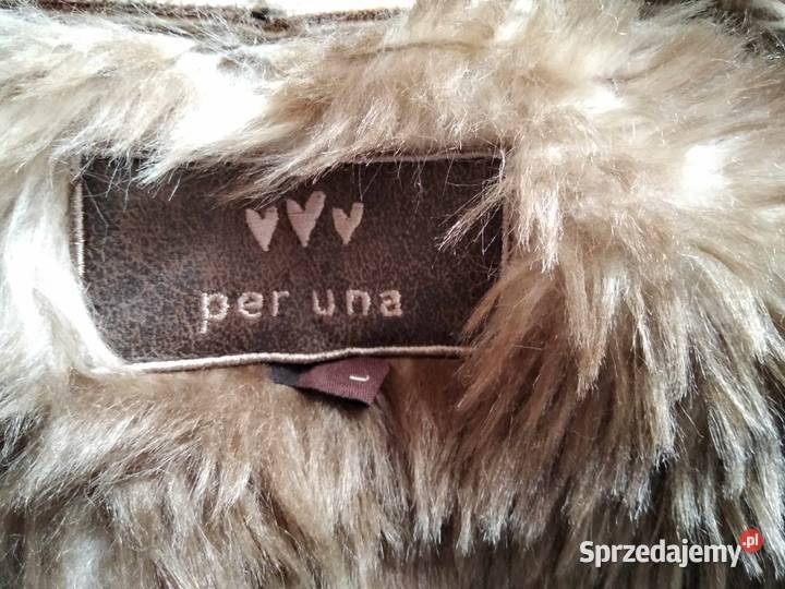 Futerko skóra piękna kamizelka futrzana skórzana