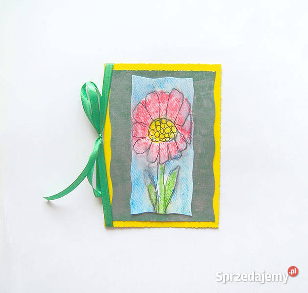kwiatki kartki kartki malowane kartki Olsztyn
