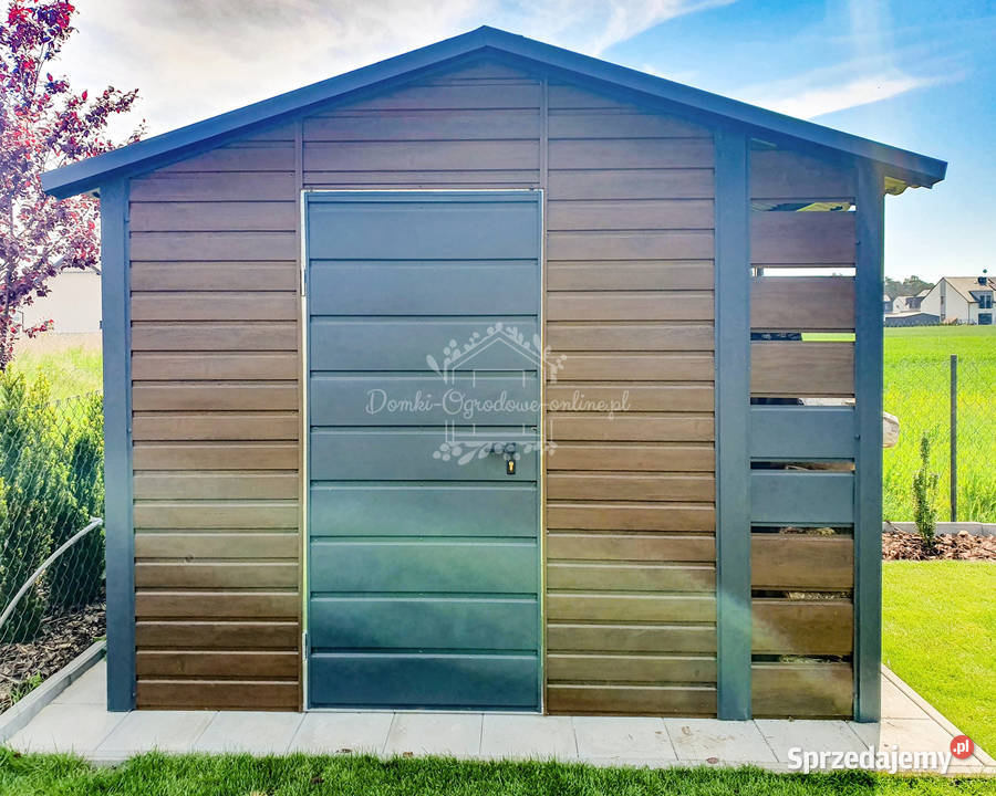 Schowek Domek Ogrodowy 25x3m Wiata 05m Drewutnia Szczecin