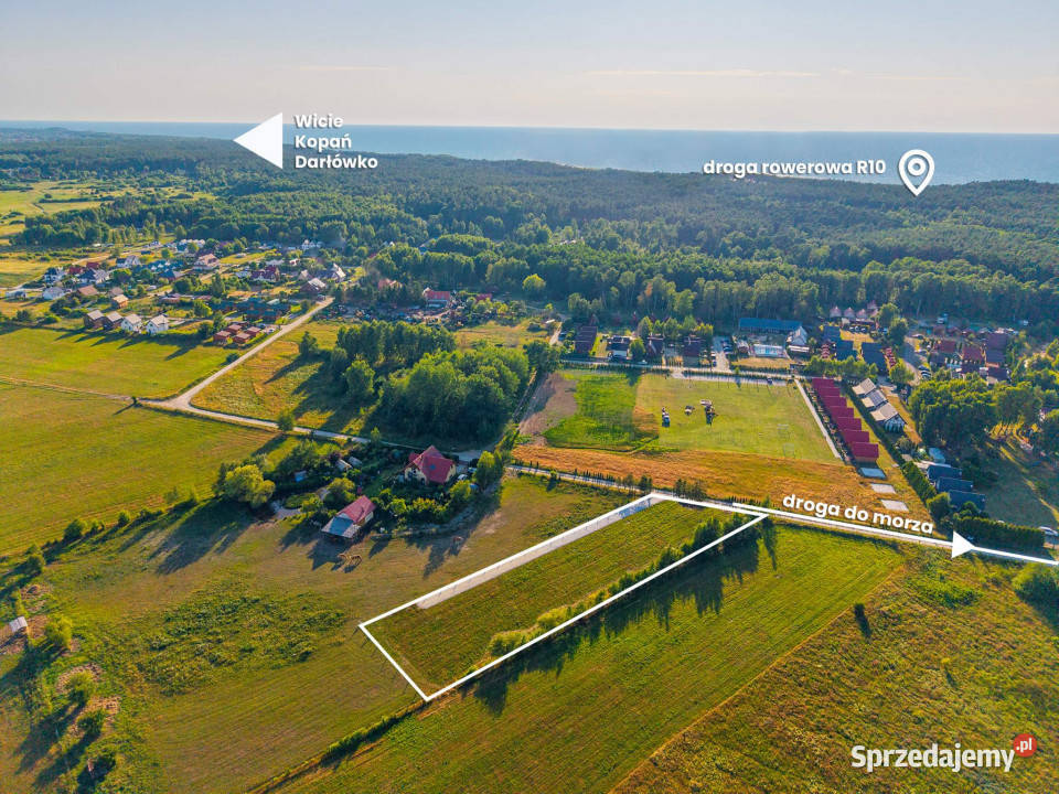 Działka budowlana morzem Jarosławiec Postomino sprzedam