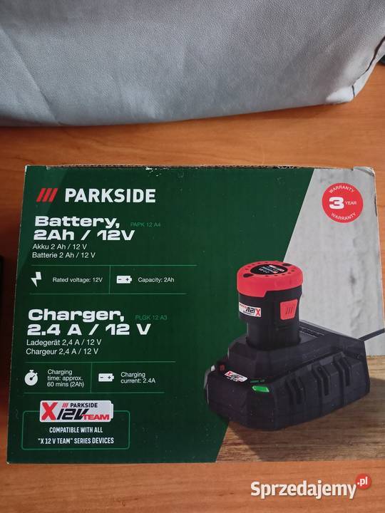 PARKSIDE lampka ładowarka z akumulatorem 2Ah Dom i Ogród Włocławek