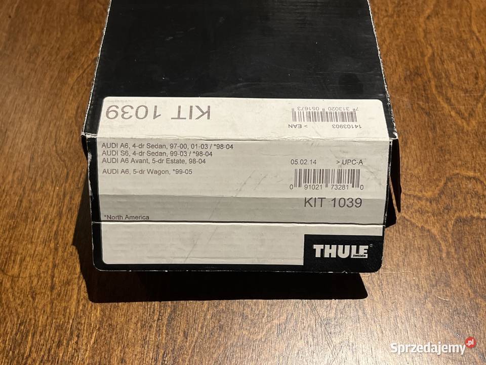 kit thule do stóp KIT 1039 Audi S6 A6 mocowanie Ruda Śląska