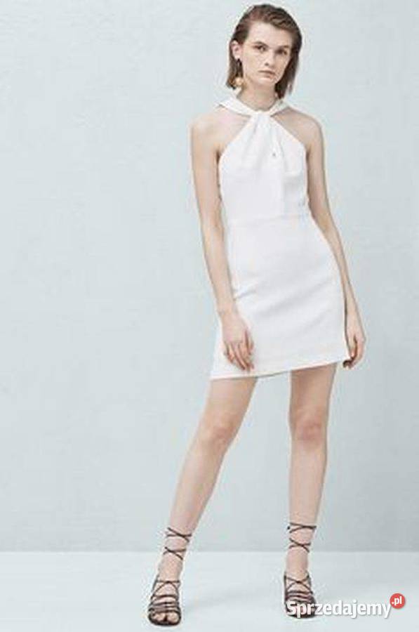 mango vestido pias sukienka Bez wzoru Zamość