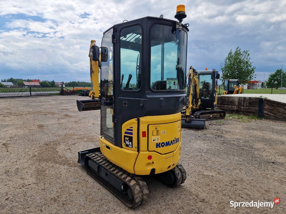 Minikoparka Komatsu PC 16 2018r 1800mtg Ryżki