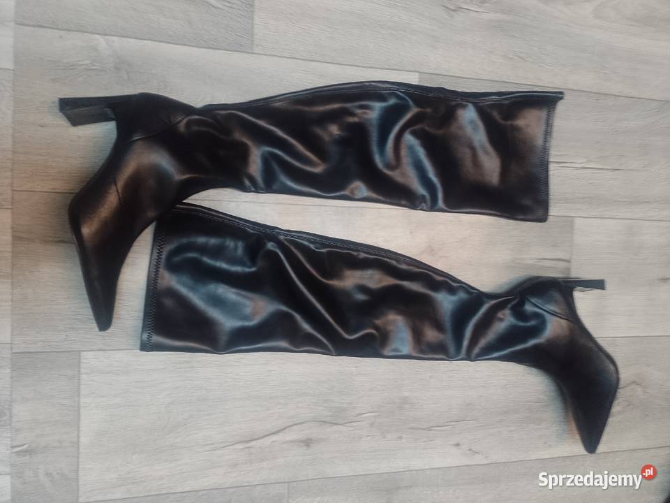 40 Topshop Długie czarne Kozaki kolano Kraków