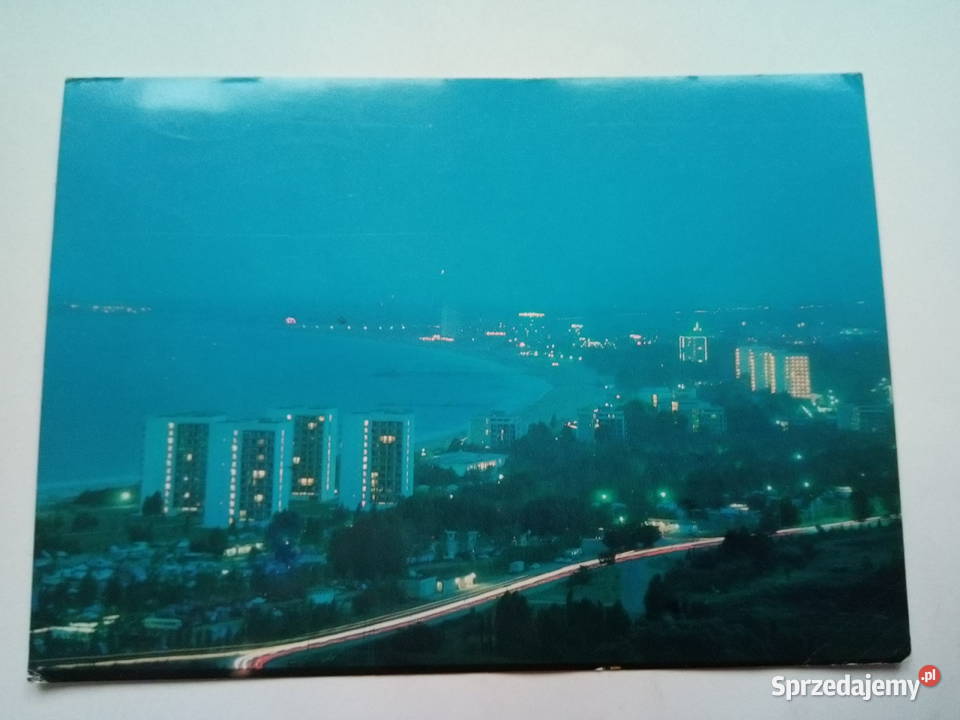 Pocztówka Słoneczny Brzeg 1975r Znaczek