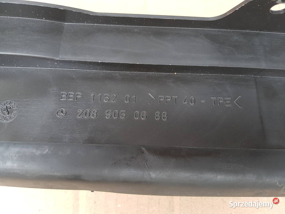 panel chłodnicy oryginalny Mercedes CLK W208 A pomorskie Gdańsk
