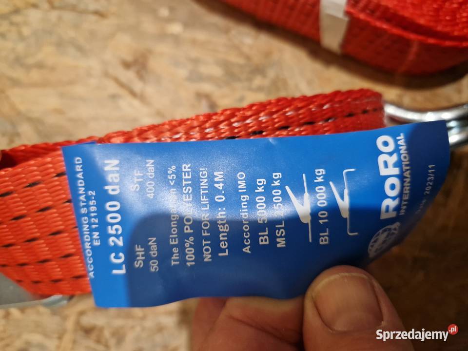 Pasy transportowe 10M 50MM PAS TRANSPORTOWY Głogowa