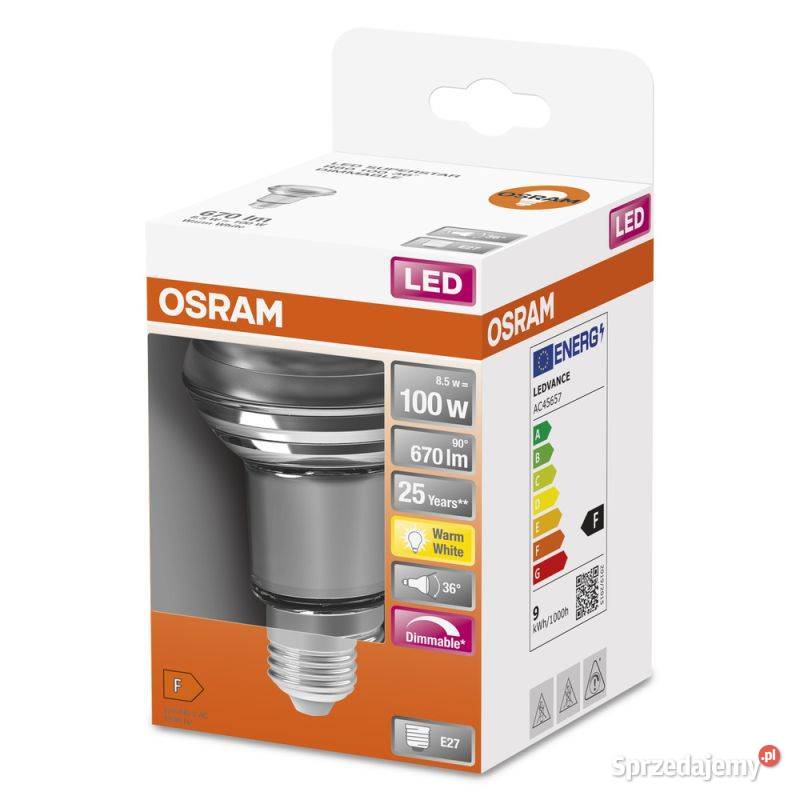 Osram LED Superstar Reflektor Spot E27 R80 85W Szczerbice