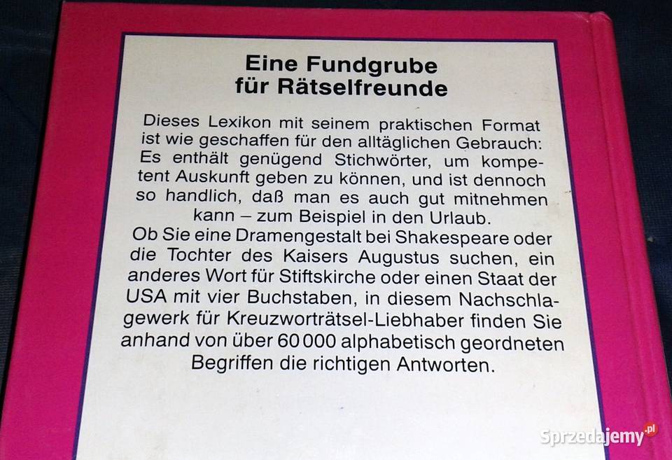 Das praktische Kreuzwort rtsel lexikon Hans G Chełm