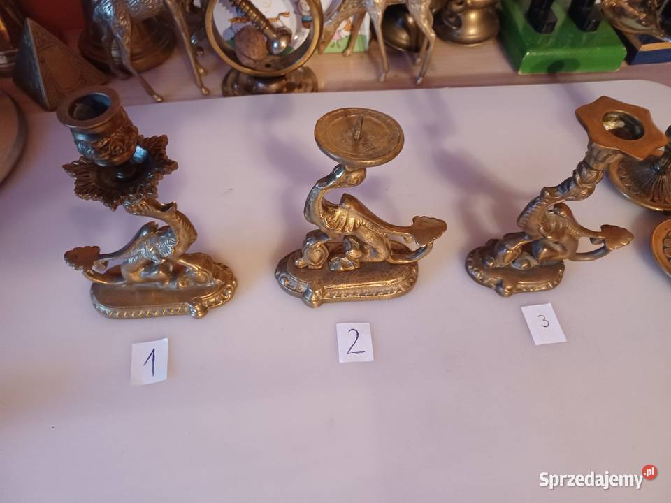 Kolekcja Świecznik mosiężny Wyprzedaż Poznań
