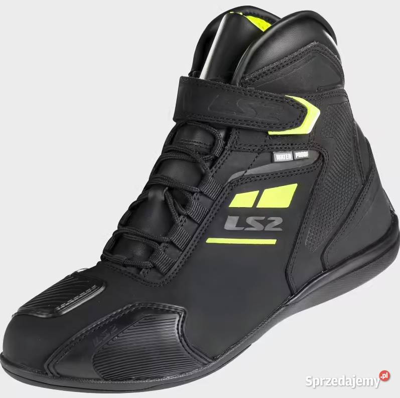buty LS2 Waterproof 44 BLACK HV YELLOW Mrągowo