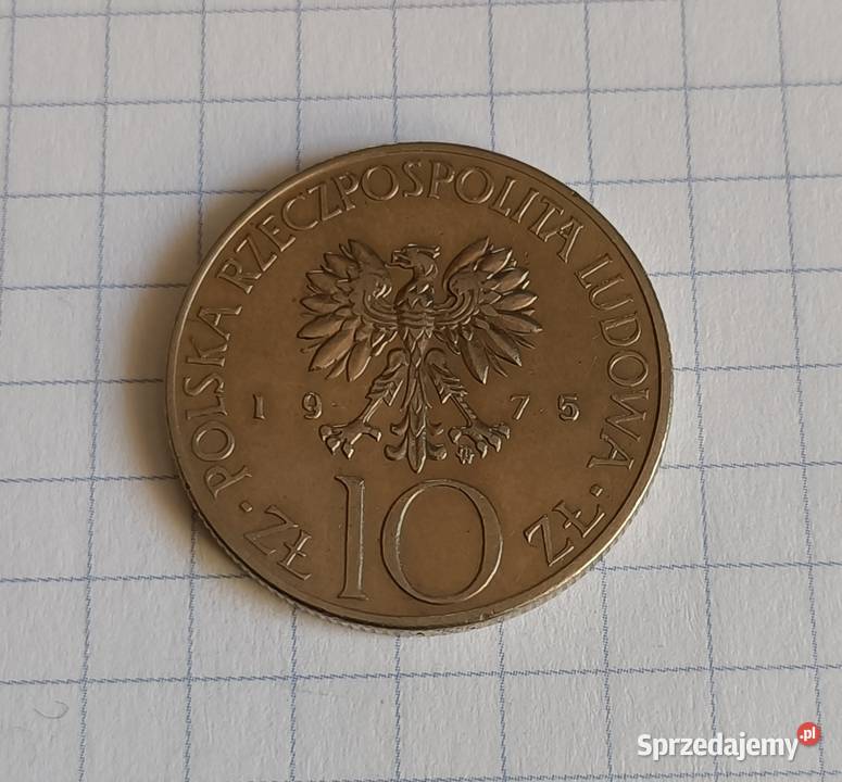 10 ZŁOTYCH 1975 POLSKA ADAM MICKIEWICZ