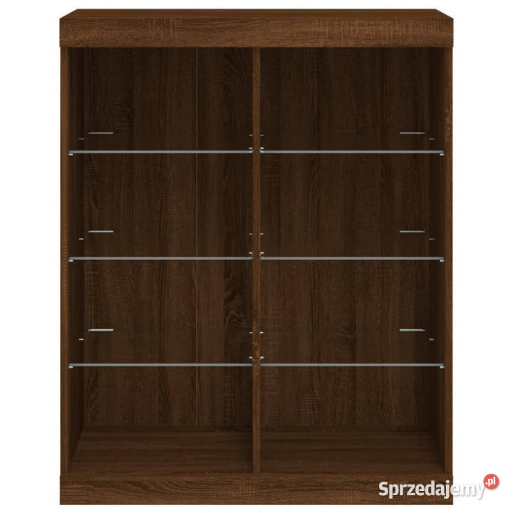 Szafka z oświetleniem LED brązowy dąb 81x37x100 sprzedam
