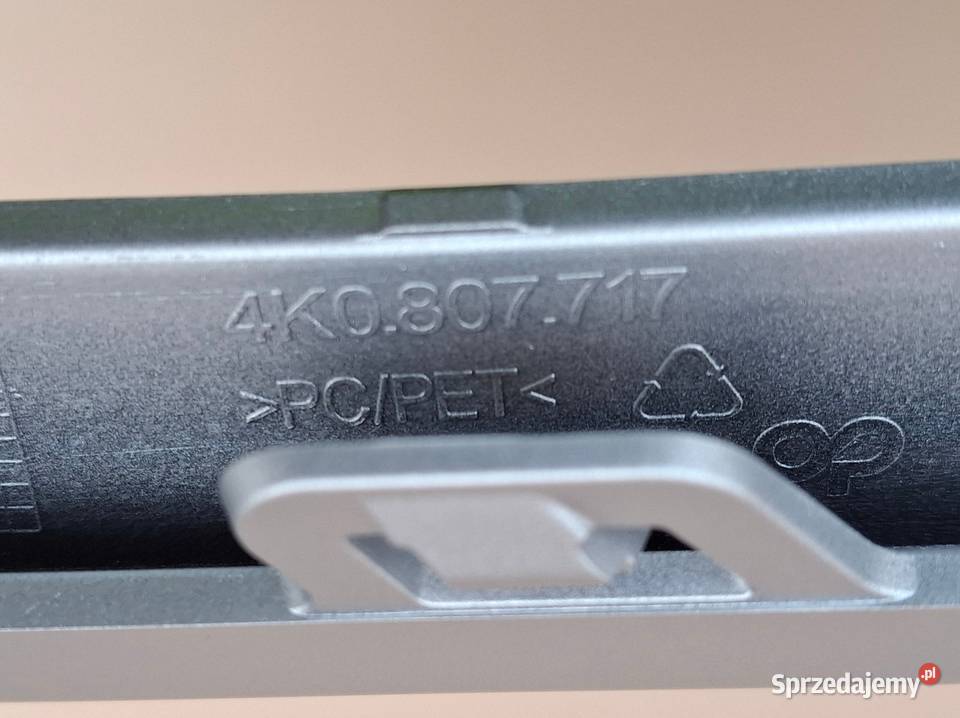 AUDI A6 C8 SLINE LISTWA NAKŁADKA ZDERZAKA PRZÓD Bieleń