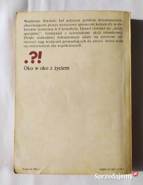 CZERNOBYL katastrofy do procesu Waldemar Hajnówka