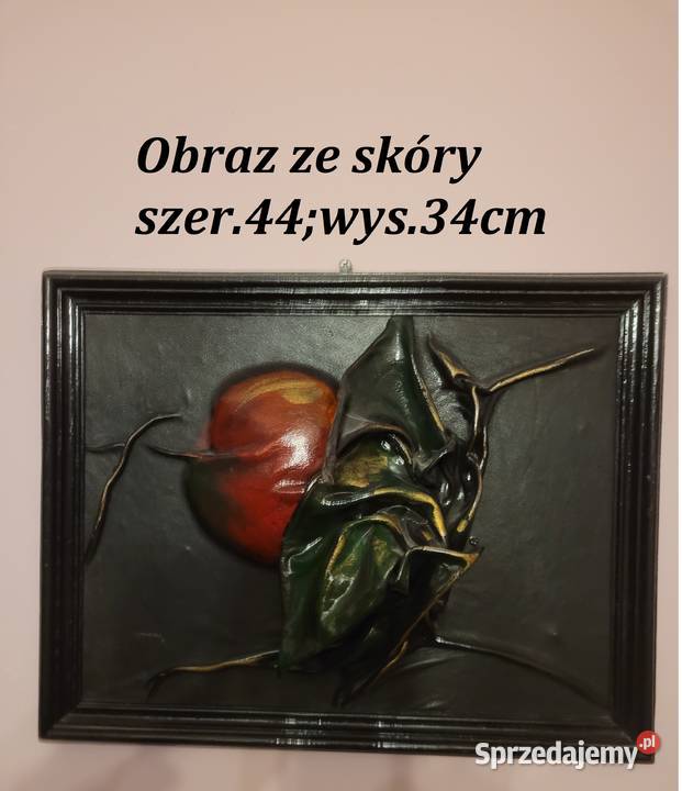 Ozdoby wisząceobrazy ze skórytalerzerama pomorskie Gdynia