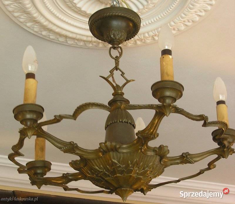 Lampa wisząca Biedermeier pomorskie Sopot