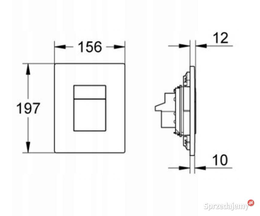 Grohe Skate Cosmopolitan przycisk spłukujący Kraków