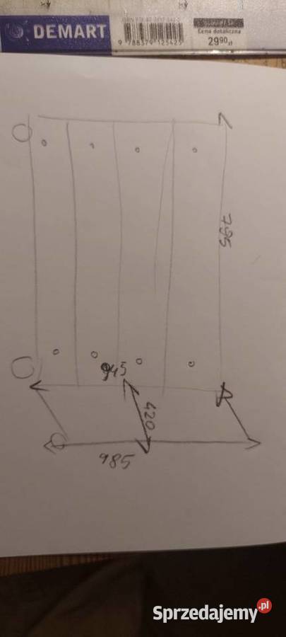 IKEA komplet drewnianych mebli Piastów