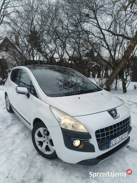 Peugeot 3008 16 HDi Allure Biała Perla ogranicznik prędkości Grudziądz