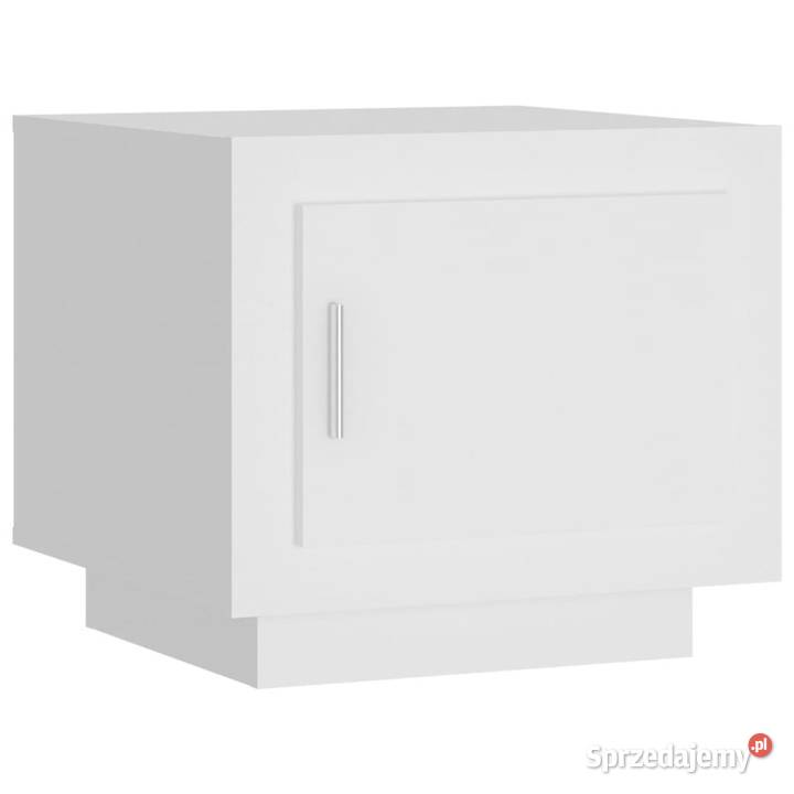 Stolik kawowy biały 51x50x45 materiał sprzedam