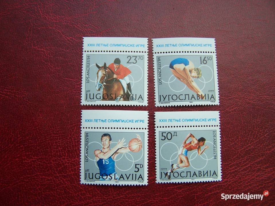 Ugosławia 1984 MNH Mi 204851 Sport Olimpiada Los Tychy sprzedam