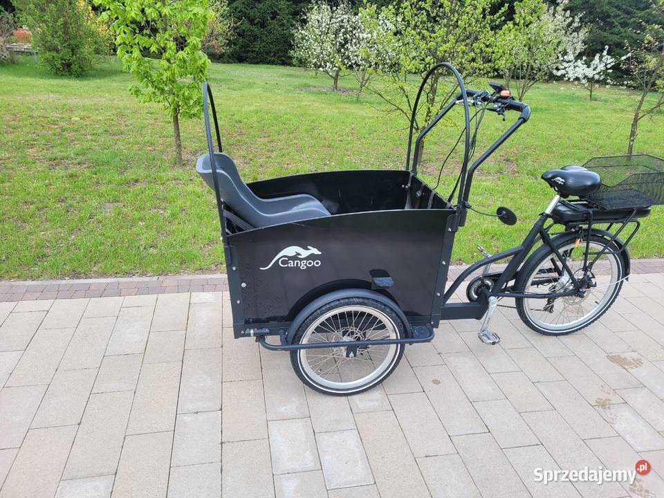 Rower elektryczny cargo Cangoo Groovy Rowery elektryczne Bocian