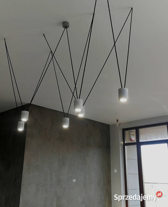 Nowoczesna lampa wisząca do salonu stół wyspę Rzeszów