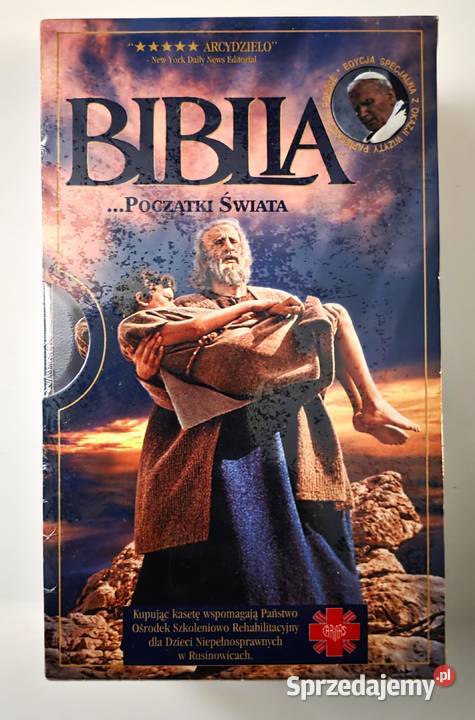 Film kpl 2 Kasety VHS Nowe Zafoliowany BIBLIA I Rzeszów