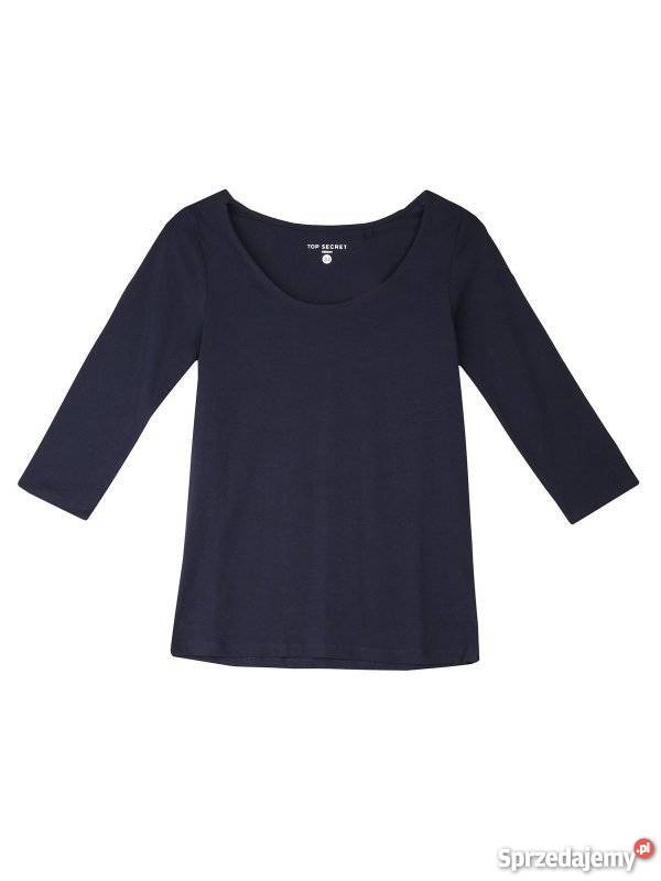 granatowa bluzka z rękawem 34 Top Secret Rozmiar 40(L) Olkusz